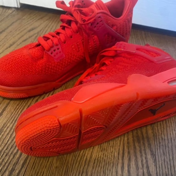 Air Jordan 4 Fly Knit University Red size 10 - Picture 5 of 9